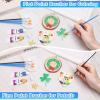 image100Pcs Small Paint Brushes Bulk Anezus Flat Top Acrylic Classroom Brush for Kids Mini Paint Brushes for Touch Up Crafts Detail PaintingMixed100Flat100Fine