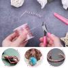 image18 Gauge Jewelry Wire for Jewelry Making Anezus Craft Wire Tarnish Resistant Copper Beading Wire for Jewelry Making Supplies and Crafting 18 Gauge GoldRose Gold Pink