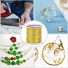 image18 Gauge Jewelry Wire for Jewelry Making Anezus Craft Wire Tarnish Resistant Copper Beading Wire for Jewelry Making Supplies and Crafting 18 Gauge GoldGold
