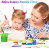 image30Pcs Paint Brushes Anezus Round Paint Brushes for Kids Classroom Toddlers Paint Brush Set for Touch Up Preschool Daycare Washable Acrylic Paint Pumpkin PaintingRound
