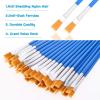 image50 Pcs Flat Paint Brushes for Touch Up Anezus Small Paint Brushes for Classroom Crafts Paint Brushes for Acrylic Painting Watercolor Canvas Face Paintingflat