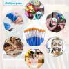 image50 Pcs Flat Paint Brushes for Touch Up Anezus Small Paint Brushes for Classroom Crafts Paint Brushes for Acrylic Painting Watercolor Canvas Face Paintingflat