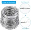 image60 Pcs D Ring Picture Hangers Anezus Picture Hanging Kit Including 60 Pcs DRing Picture Hangers with Screws and 100 Feet Picture Hanging Wire