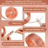 imageAluminum Wire Anezus 9 Gauge Bendable Metal Wire Armature Aluminum Craft Wire for Wreath Making Beading Floral Silver 3 mm Thickness9 gauge