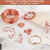imageAluminum Wire Anezus 9 Gauge Bendable Metal Wire Armature Aluminum Craft Wire for Wreath Making Beading Floral Silver 3 mm Thickness9 gauge