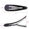 imageAnezus 100 Pcs Hair Clips Snap Hair Barrettes with 12 Pcs Velvet Scrunchies for Women Girls Hair Accessories
