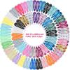 imageAnezus 100 Pcs Hair Clips Snap Hair Barrettes with 12 Pcs Velvet Scrunchies for Women Girls Hair Accessories