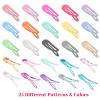 imageAnezus 100 Pcs Hair Clips Snap Hair Barrettes with 12 Pcs Velvet Scrunchies for Women Girls Hair Accessories