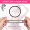 imageAnezus 200 Pcs Black Elastics Hair Ties Small Bulk Hair Ties Hair Bands 4mmNeutral
