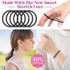 imageAnezus 250 Pcs Black Elastics Small Hair Ties Elastics Small Hair Rubber Bands Accessories Ponytail Holders for Women Girls Baby Toddlers Men with Thick Straight Curly Hair 3 mm