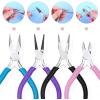 imageAnezus 4Pcs Jewelry Pliers Tool Set Includes Needle Nose Pliers Round Nose Pliers Wire Cutters and Bent Nose Pliers for Jewelry Beading Repair Making Supplies