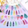 imageAnezus 80 Pcs Hair Clips Hair Barrettes 2 Inch Snap NonSlip Metal Hair ClipsAssorted Color