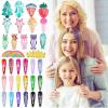 imageAnezus 80 Pcs Hair Clips Hair Barrettes 2 Inch Snap NonSlip Metal Hair ClipsAssorted Color