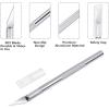 imageAnezus Craft Knife Precision Cutter and Self Healing Cutting Craft Mat Hobby Knife Set with 30 PCS Knife for Art Hobby Craft Scrapbooking StencilAgreen