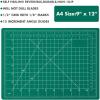 imageAnezus Craft Knife Precision Cutter and Self Healing Cutting Craft Mat Hobby Knife Set with 30 PCS Knife for Art Hobby Craft Scrapbooking StencilAgreen