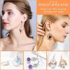 imageAnezus Earring Making Kit with Earring Hooks Findings Earring Backs Posts Jump Rings for Jewelry Making Supplies 2320Pcs