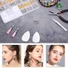 imageAnezus Earring Making Kit with Earring Hooks Findings Earring Backs Posts Jump Rings for Jewelry Making Supplies 2320Pcs