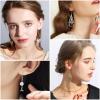 imageAnezus Earrings Hooks for Jewelry Making 2000Pcs Kit With Fish Hook Earrings Cards Plier Backs and Jump Ring for Earring Repair