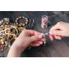 imageAnezus Jump Rings for Jewelry Making Supplies and Necklace Repair with Jump Ring Pliers and Open Jump Ring1200Pcs Silver and GoldSilver and Gold
