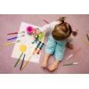 imageAnezus Large Chubby Paint Brushes Round and Flat Preschool Paint Brushes for Washable Paint Acrylic Paint For Toddler  10Pcs