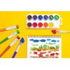imageAnezus Large Chubby Paint Brushes Round and Flat Preschool Paint Brushes for Washable Paint Acrylic Paint For Toddler  10Pcs