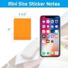 imageAnezus Mini Sticky Notes 15 x 2 Small SelfStick Notes 16 PadsPack 100 SheetsPad