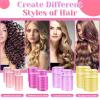 imageAnezus SelfGrip Rollers Set  60 Pcs Multicolored Curlers and Clips for HairstylingAssorted Color
