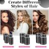 imageAnezus SelfGrip Rollers Set  60 Pcs Multicolored Curlers and Clips for HairstylingBlack