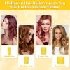 imageAnezus SelfGrip Rollers Set  60 Pcs Multicolored Curlers and Clips for HairstylingBright Yellow