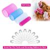 imageAnezus SelfGrip Rollers Set  60 Pcs Multicolored Curlers and Clips for HairstylingMulticolored