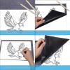 imageCarbon Paper Anezus 100 Sheets Graphite Paper Carbon Paper Graphite Transfer Paper for Tracing Painting Wood Projects