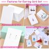 imageEarring Cards Anezus 100 Pcs Earring Display Cards Earring Holder Cards with 200 Earring Backs and 100 Self Sealing Bags for Earrings Necklace Jewelry Display Kraft Color 35x24 InchesWhite