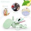 imageFace Mask Mixing Bowl Set Anezus 11 Pcs DIY Facemask Mixing Tool Kit with Facial Mask Bowl Stick Spatula Silicone Brush Spray Bottle Puff Soaking Bottle Gauges
