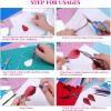 imageFaux Leather Sheets for Earrings Anezus Earring Making Supplies Kit Include 26 Pcs Faux Leather Sheet 280pcs Earring Hooks Jumps Rings and Tools for DIY Craft Jewelry Earrings Making
