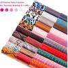 imageFaux Leather Sheets for Jewelry Making Supplies Anezus Leather Earring Making Kit Include 30 Pcs Faux Leather Sheet 240pcs Earring Hooks and Tools for Jewelry Earrings Making DIY Craft