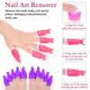 imageGel Polish Remover Kit Anezus 1045pcs Gel Nail Polish Remover Tools with Nail Clips Nail Wipes Cuticle Pusher and Cutter Nail Buffer and Files for Acetone Acrylic Nail Remover