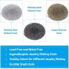 imageJewelry Chains for Making Jewelry Anezus 48 Feet Stainless Steel Silver Bronze and Black Chains with Jump Rings and Lobster Clasps for Jewelry Necklace and Bracelet Making 20 mm