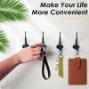 imageKey Chain Clip Hook Anezus D Ring Clip Keychain Lanyard Swivel Snap Hooks Clip on Key Ring for Crafts and Purse Hardware 34 inchMulticolors