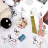 imageKey Chain Clip Hook Anezus D Ring Clip Keychain Lanyard Swivel Snap Hooks Clip on Key Ring for Crafts and Purse Hardware 34 inchMulticolors