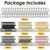 imageKey Chain Clip Hook Anezus D Ring Clip Keychain Lanyard Swivel Snap Hooks Clip on Key Ring for Crafts and Purse Hardware 34 inchMulticolors