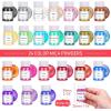 imageMica Powder for Resin Pigment Anezus Epoxy Resin Dye Powder with Resin Mixing Cups and Sticks Cosmetic Grade Pigment Powder for Slime Lip Gloss and Soap Making