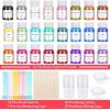 imageMica Powder for Resin Pigment Anezus Epoxy Resin Dye Powder with Resin Mixing Cups and Sticks Cosmetic Grade Pigment Powder for Slime Lip Gloss and Soap Making