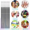 imageMiniature Detail Paint Brushes Anezus 30 Pcs Paintbrushes Small Watercolor Artists Paint Brushes for Acrylics Oil Model Craft Nail Detail Painting Size 0000