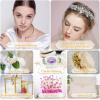 imagePearl Beads Anezus 800pcs Ivory Pearl Craft Beads Loose Pearls for Jewelry Making Crafts Decoration and Vase Filler Assorted Sizes4 MM