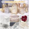 imagePearl Beads Anezus 800pcs Ivory Pearl Craft Beads Loose Pearls for Jewelry Making Crafts Decoration and Vase Filler Assorted Sizes4 MM