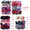 imageScrunchies for Hair Anezus 26 Pack Velvet Scrunchies and Metallic Scrunchies Elastics Hair Bands Scrunchy Bobbles Hair Ties for Women and Girls Hair Accessories