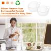 imageSilicone Measuring Cups for Resin Anezus 140Pcs Silicone Mixing Cups Resin Tools Set with Disposable Measuring Cups Mixing Sticks for Resin Epoxy