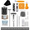 imageWatch Repair Kit Anezus 187Pcs Watch Tool Kit with Watch Link Pin Remover Tools and Watch Back Case Removal Tools for Watch Strap Remover Watch Battery Replacement Watch Band Sizing Watch Repair
