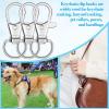 imageanezus 100Pcs Key Chain Clip Hooks Swivel Lanyard Snap Hook Keychain Hooks for Lanyard Key Rings Crafting