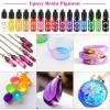 imageanezus 15 Colors Epoxy Resin Color Pigment Resin Pigment Liquid Resin Ink Epoxy UV Resin Dye Resin Colorant for Epoxy Resin Jewelry Making Supplies